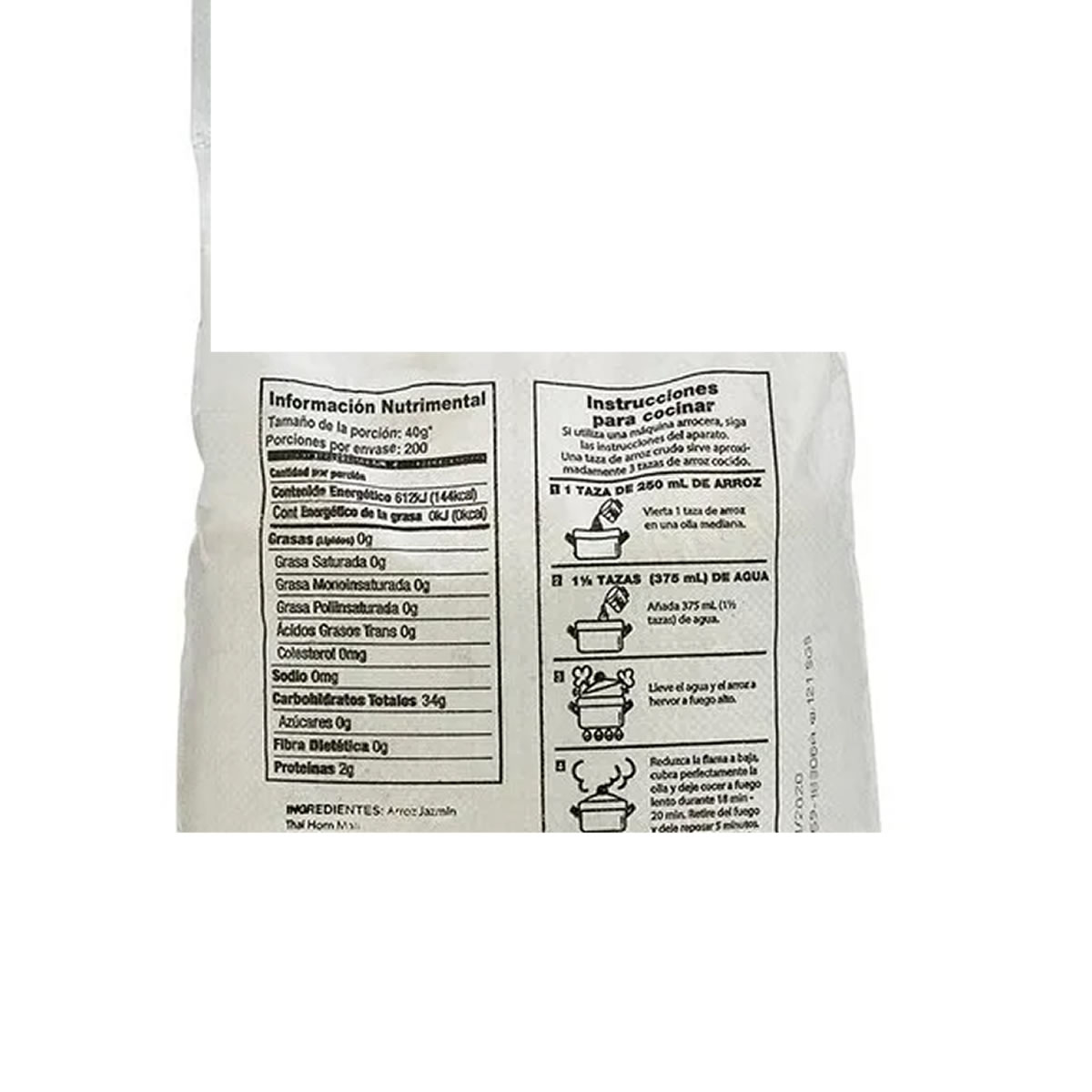 Arroz Jazmín De 8 Kilos Kirkland Signature 382153 CST