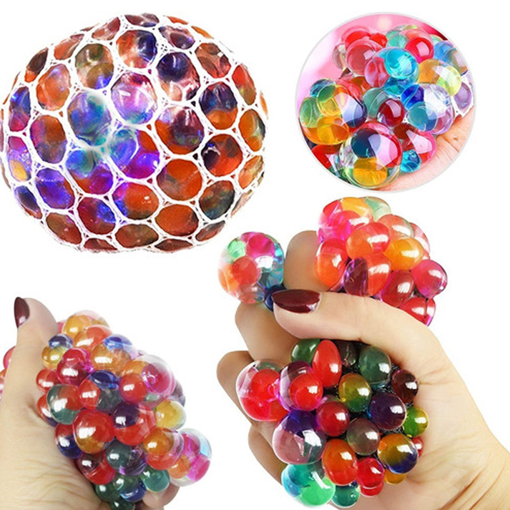 9 Pelotas cerebro antiestrés squishy hidrogel 5 cm