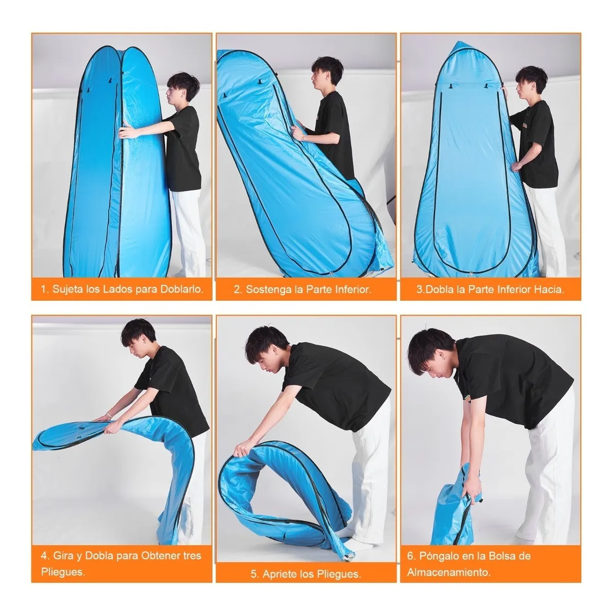 Vestidor Cambiador Portátil azul