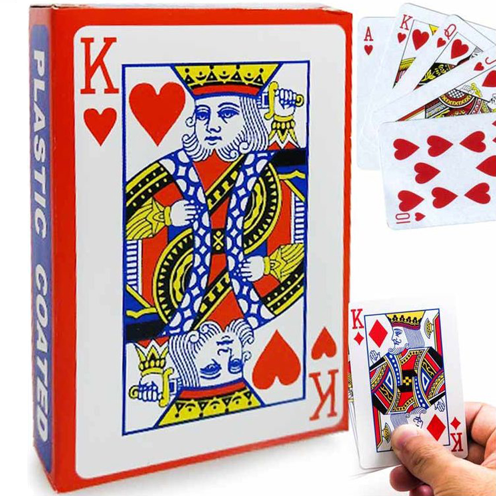 Baraja poker sencilla cartulina