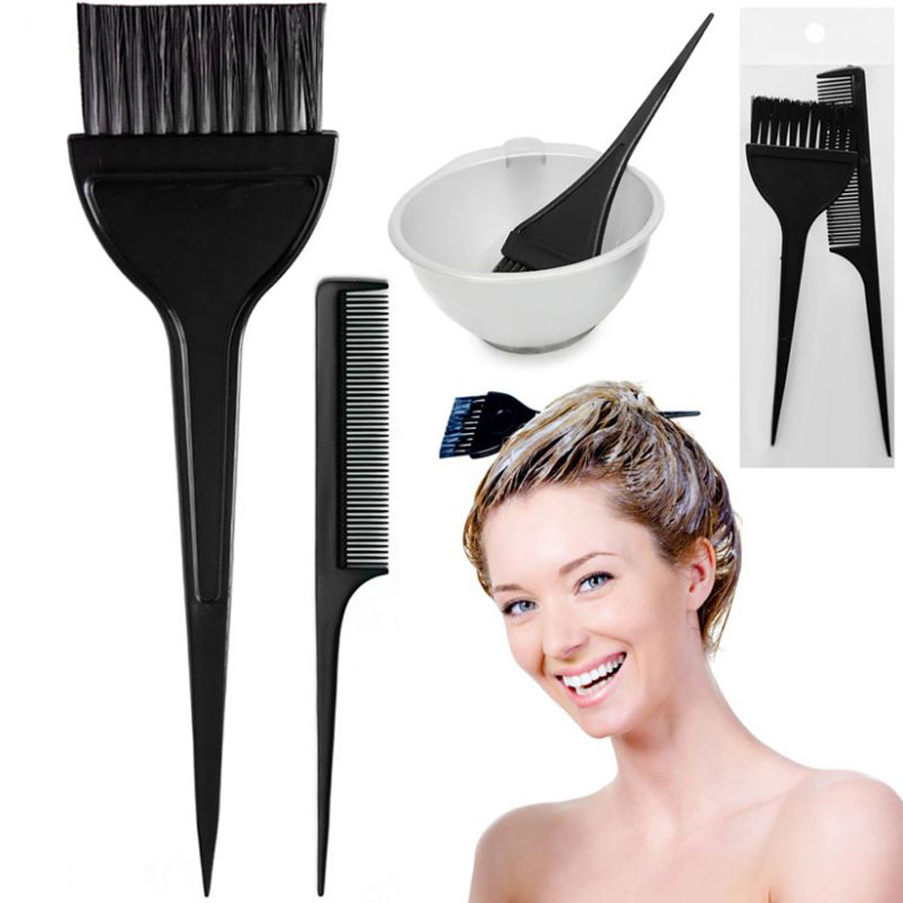 Brocha para tinte con peine aplicador 20 cm