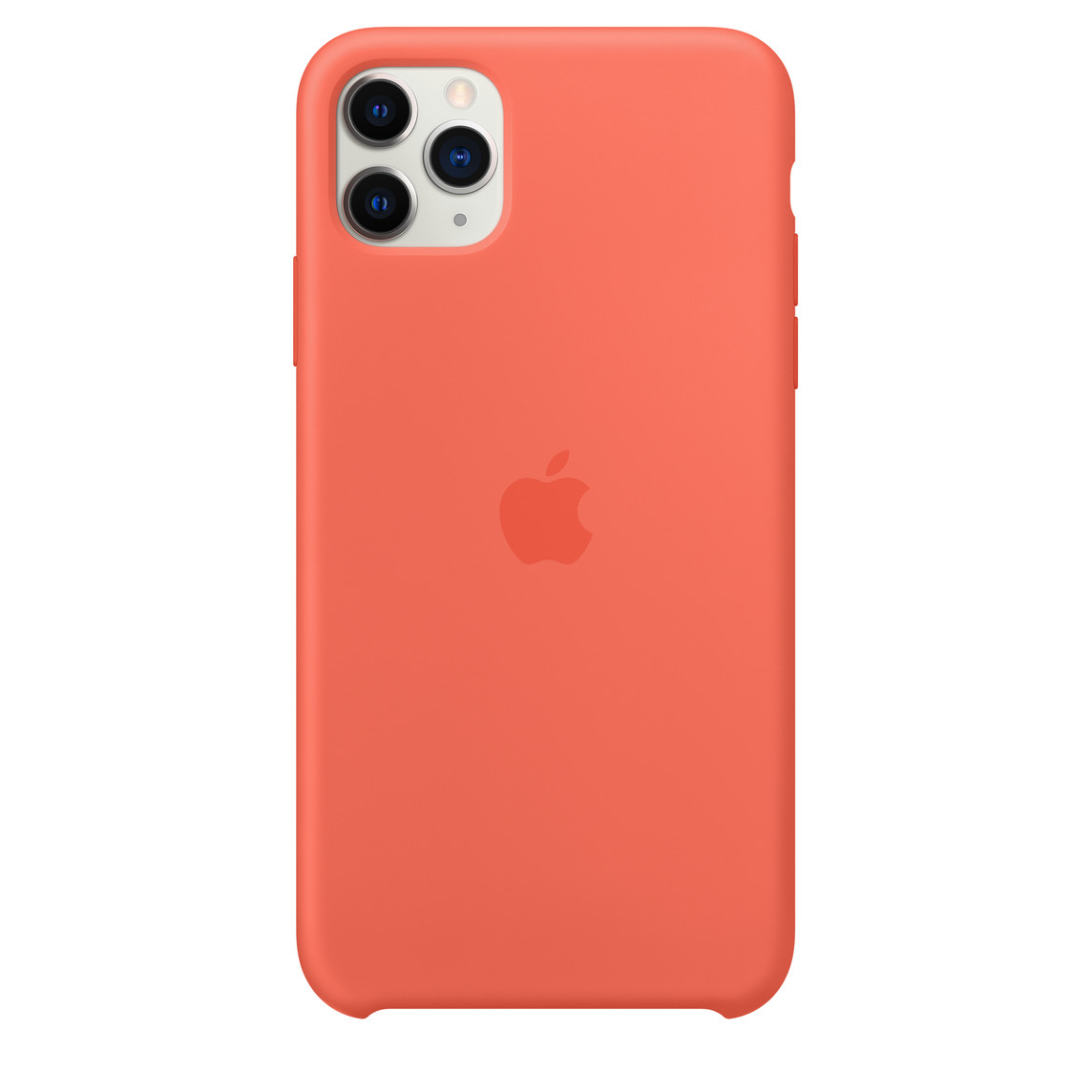 silicon case para IPhone 11 pro color naranja