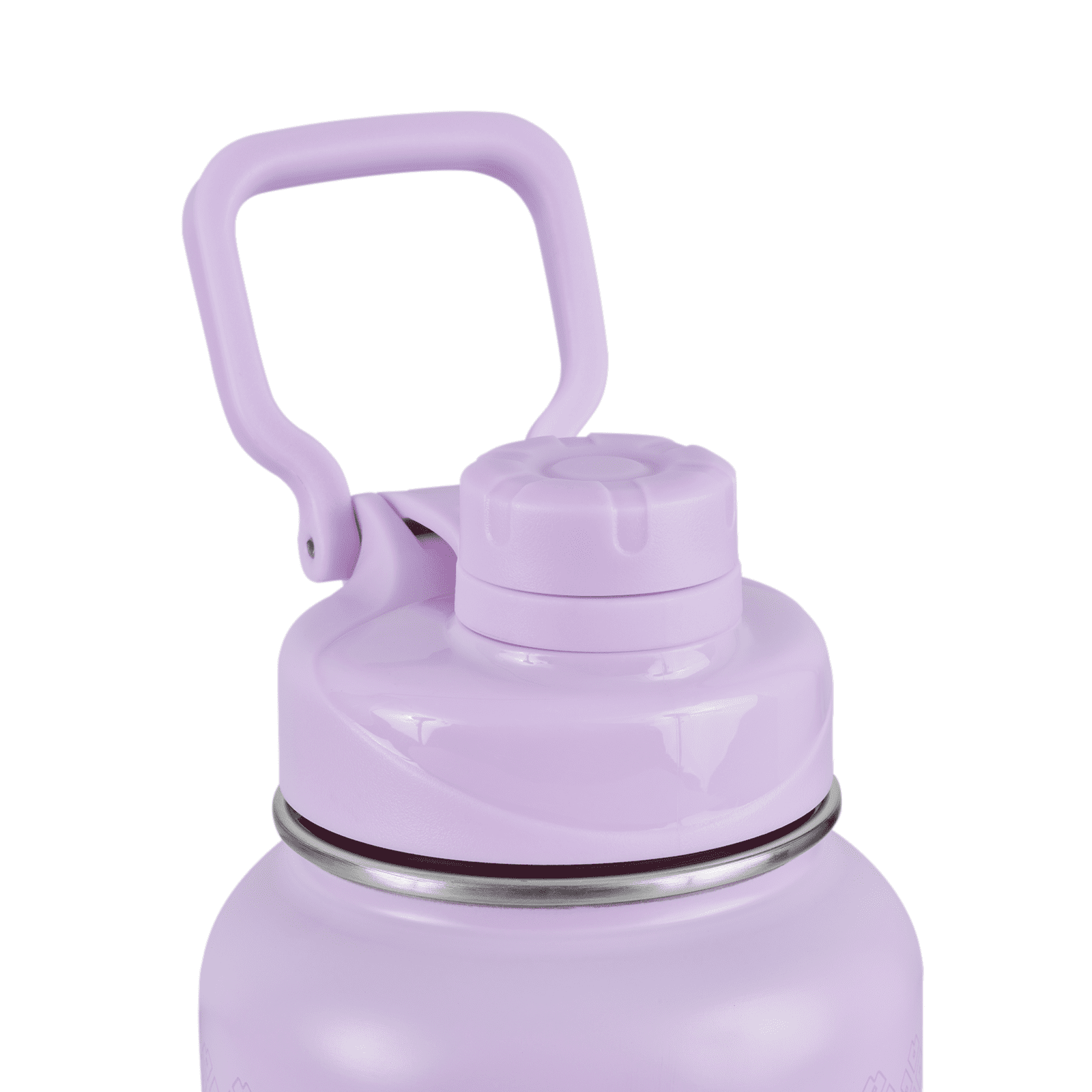 LuckyLy Termo de Acero Inoxidable Iniciales 1 Litro , Doble Aislamiento Térmico y Tapa Hermética Antigoteo, Botella de Agua Motivacional - Modelo Terry, Letra V