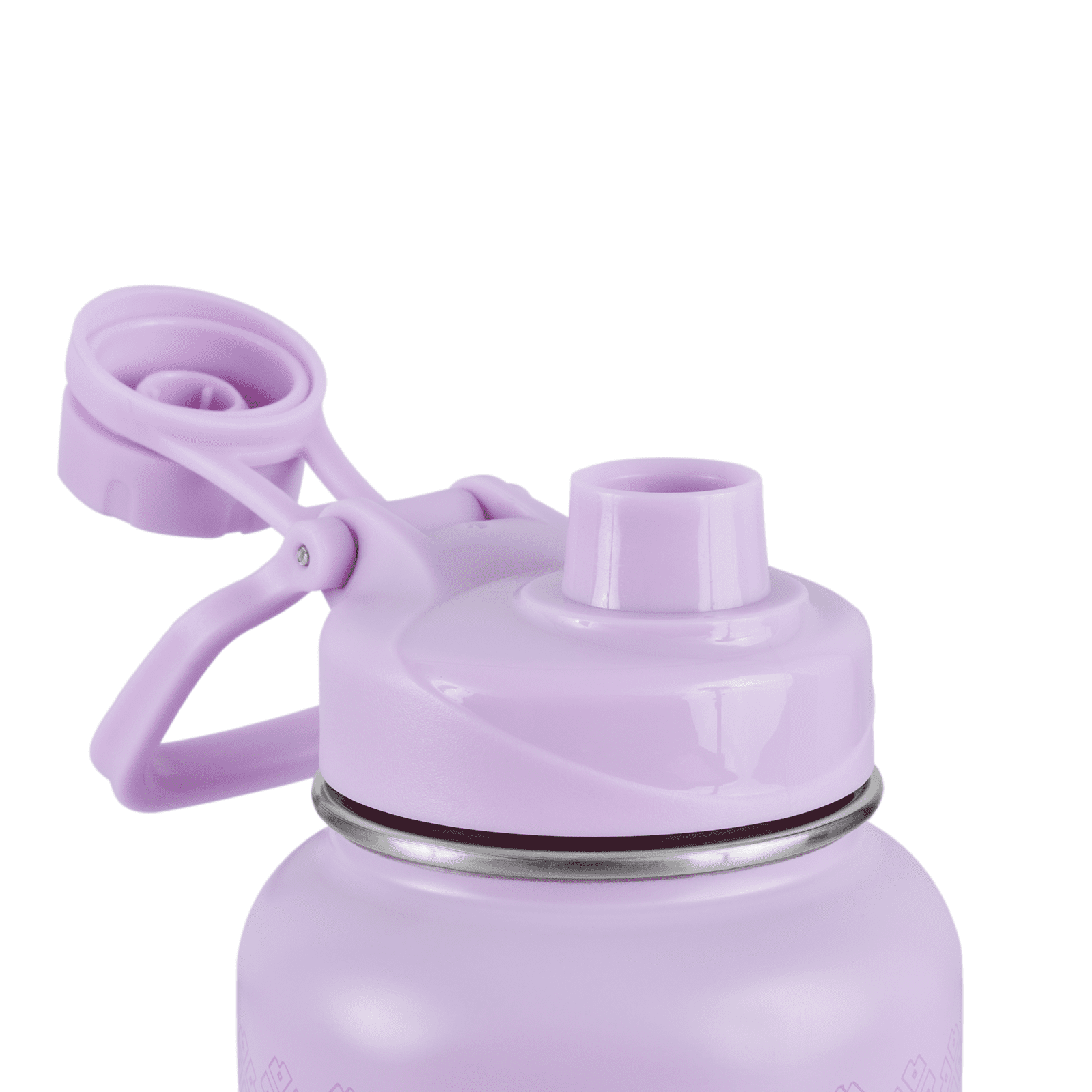 LuckyLy Termo de Acero Inoxidable Iniciales 1 Litro , Doble Aislamiento Térmico y Tapa Hermética Antigoteo, Botella de Agua Motivacional - Modelo Terry, Letra V