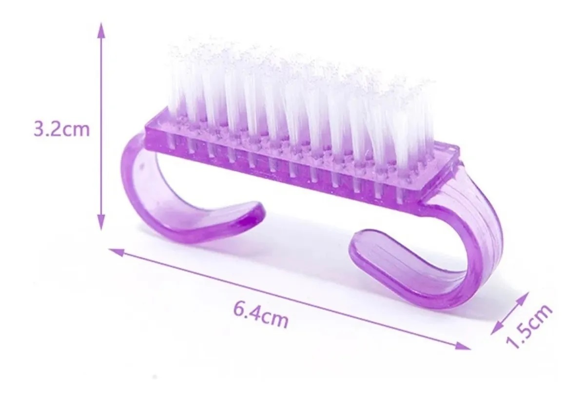 Uñas Limpieza Cepillo De Uñas Herramientas Quitar Polvo