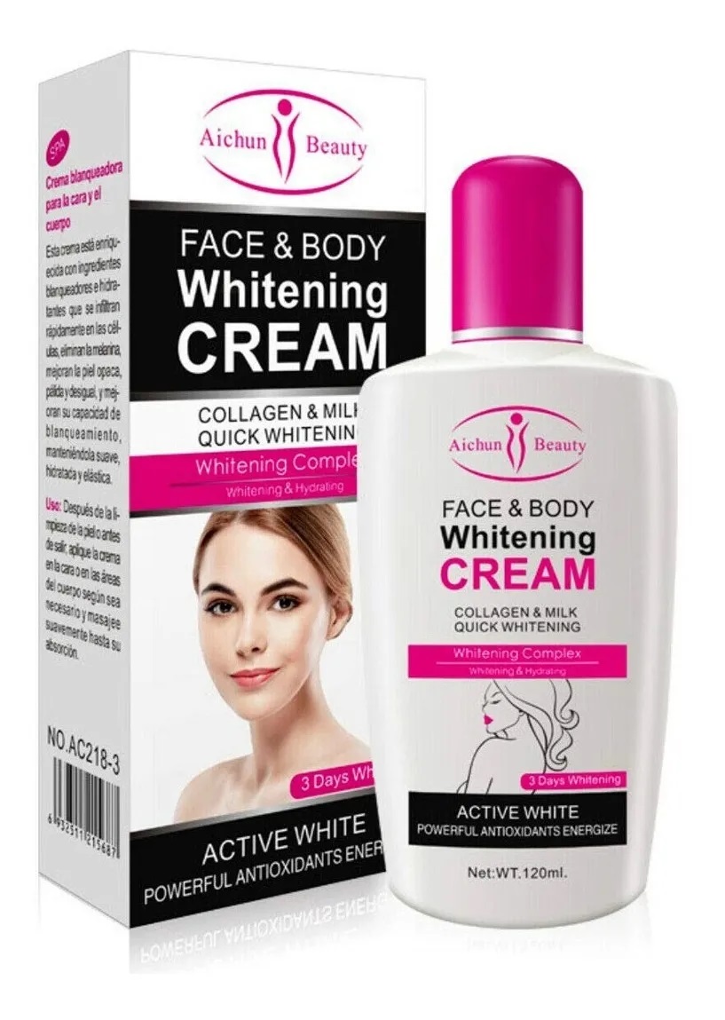 Crema Aclaradora De Piel Crema Blanqueadora De Leche Cuerpo