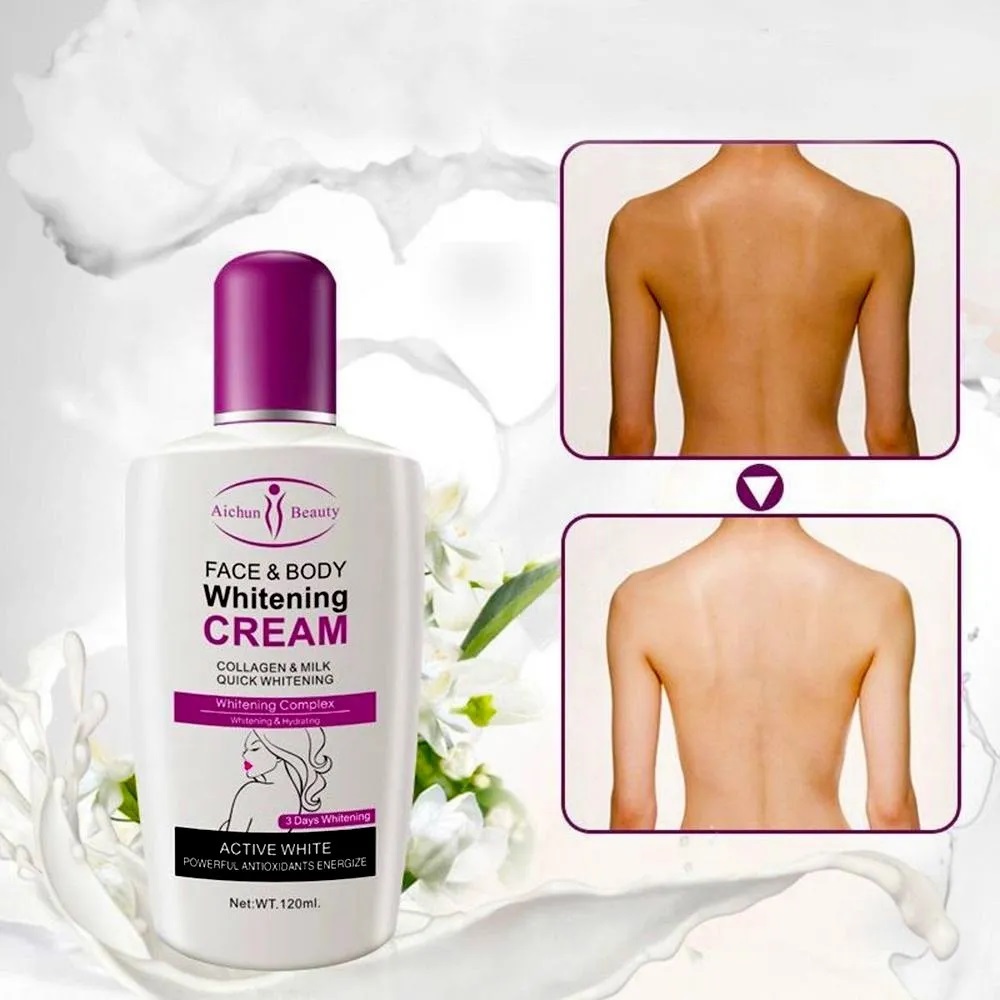 Crema Aclaradora De Piel Crema Blanqueadora De Leche Cuerpo