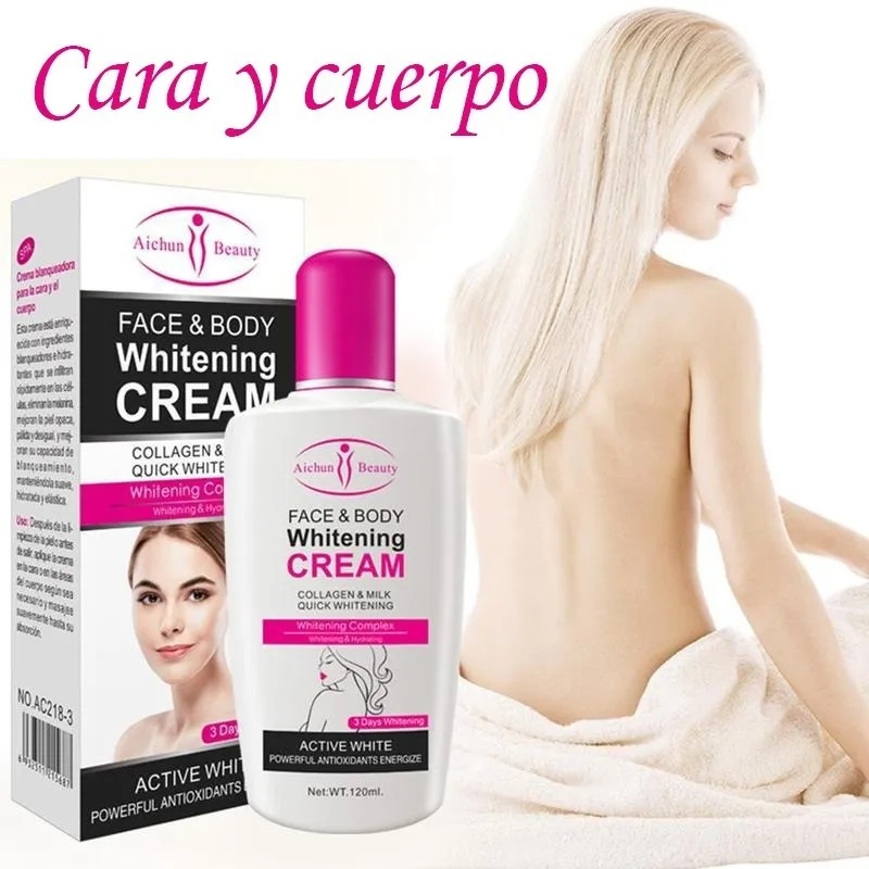 Crema Aclaradora De Piel Crema Blanqueadora De Leche Cuerpo