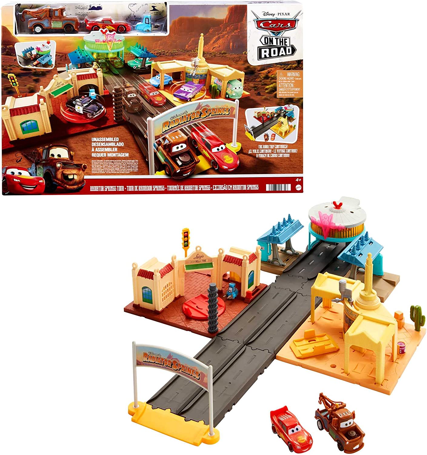 Disney Pixar Cars Rusteze Racing Center 
