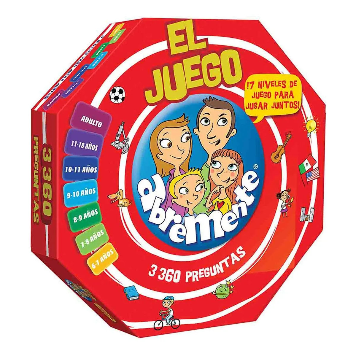 Abremente Juego Mesa Fiesta Aprndizje Niños Adultos Familiar