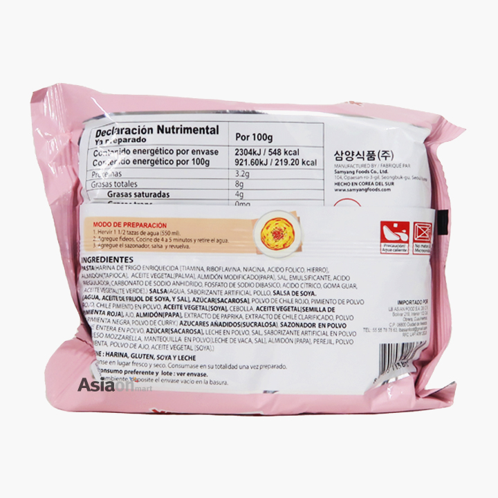 Ramen Coreano Samyang Buldak Carbonara 130g