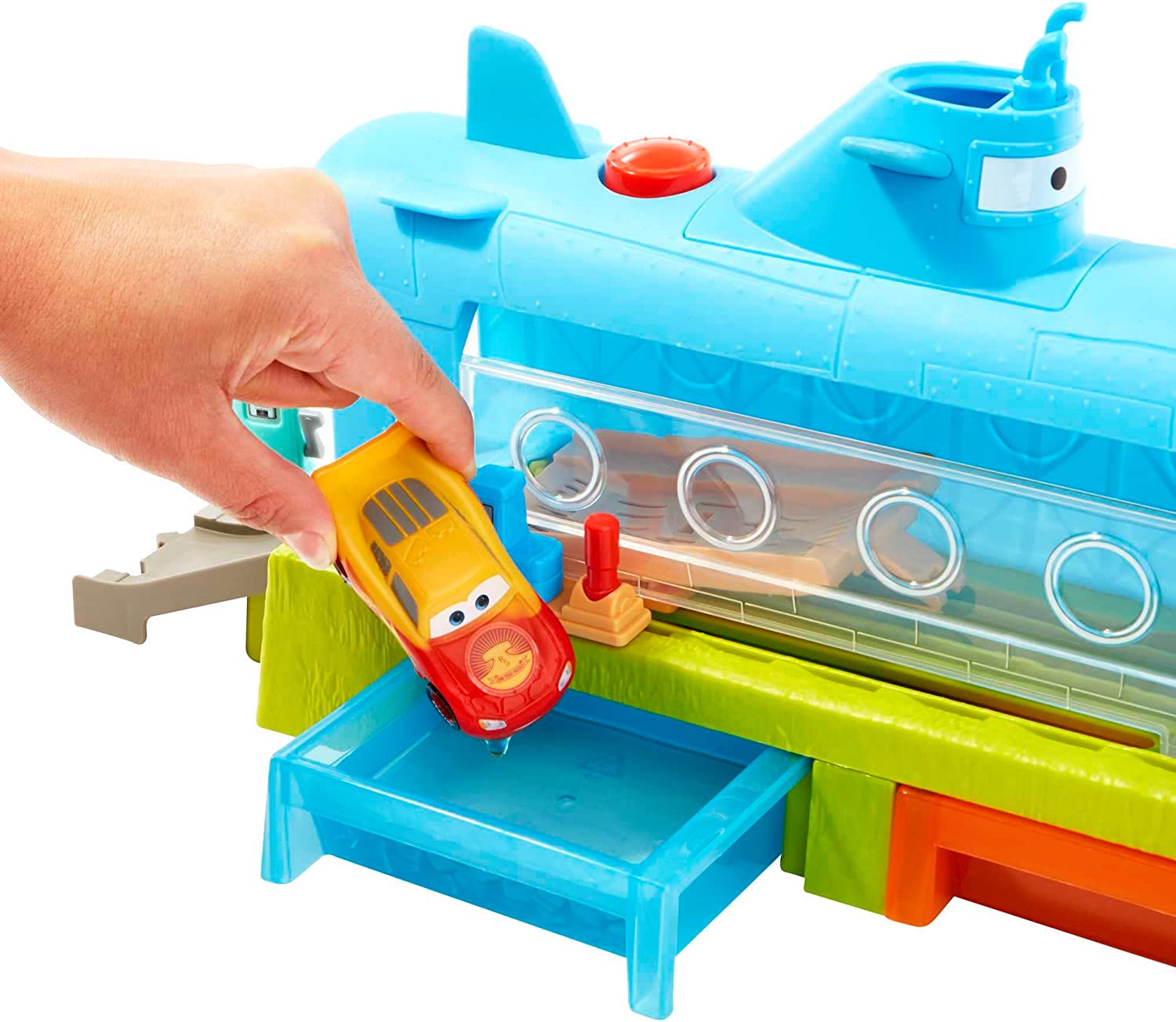 Disney Pixar Cars Autolavado de la Ballena Set de Juego para niños a Partir de 4 años