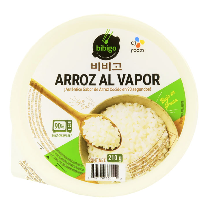Cj Bibigo Arroz Al Vapor 210g
