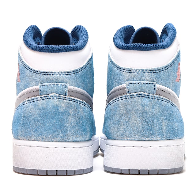 Tenis Air Jordan 1 Mid French Blue GS originales DR6235-401