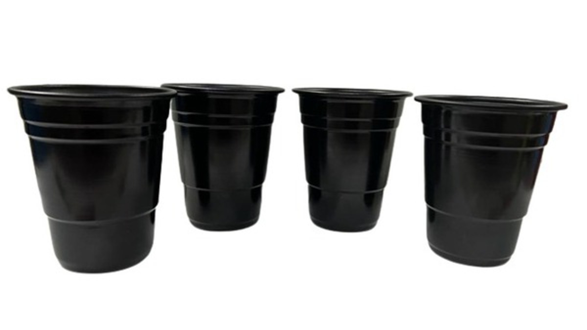 JUEGO 4 VASO FIESTA ALUMINIO ANODIZADO