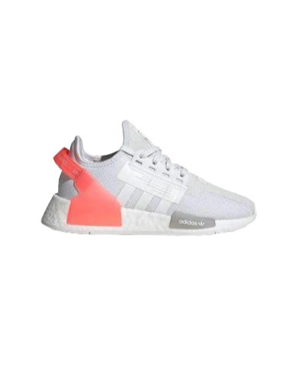 adidas gazelle silver green womens ADIDAS Big Kids' NMD Runner Casual Shoes, White