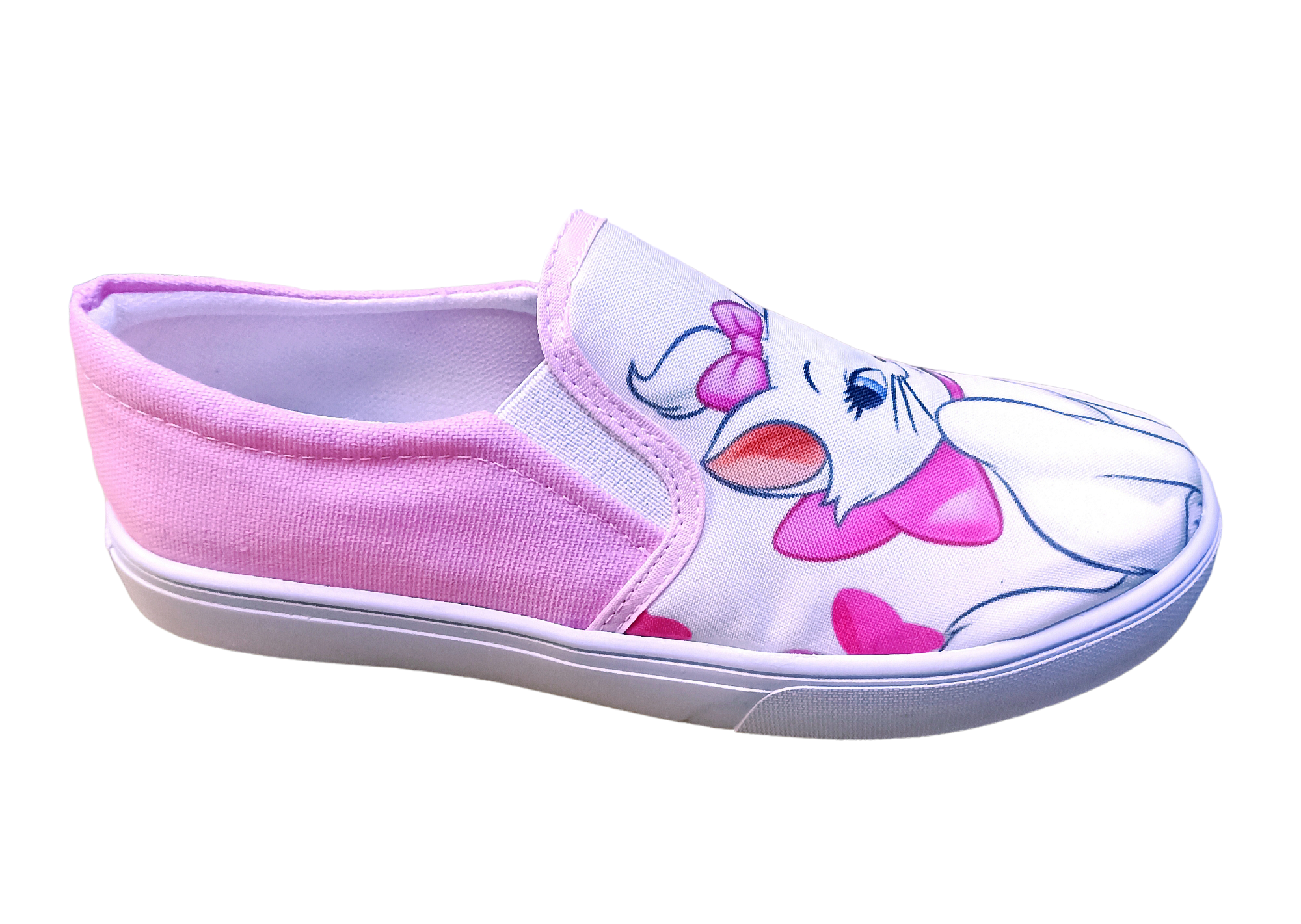 Tenis lona gatita marie casuales y comodos