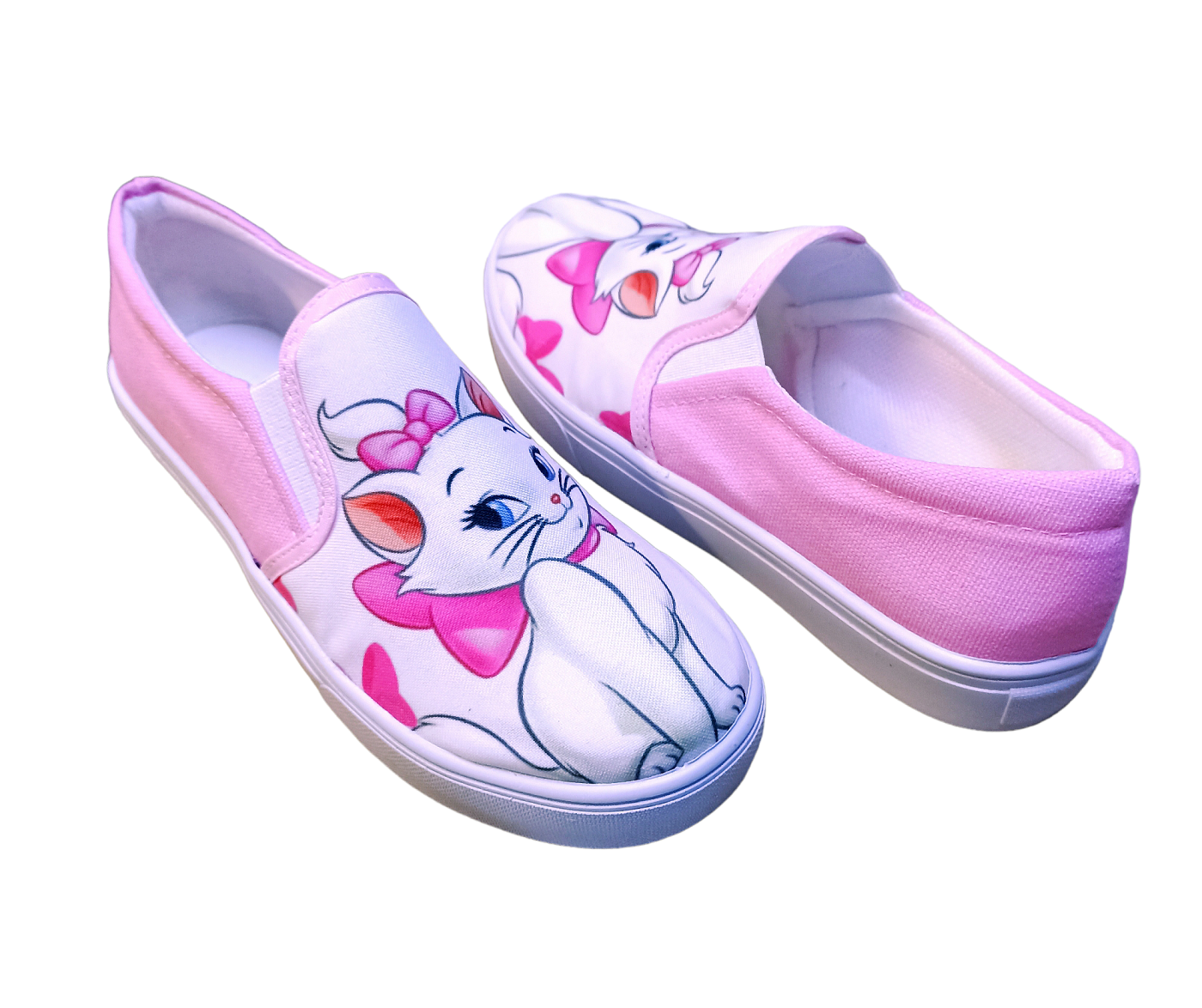 Tenis lona gatita marie casuales y comodos