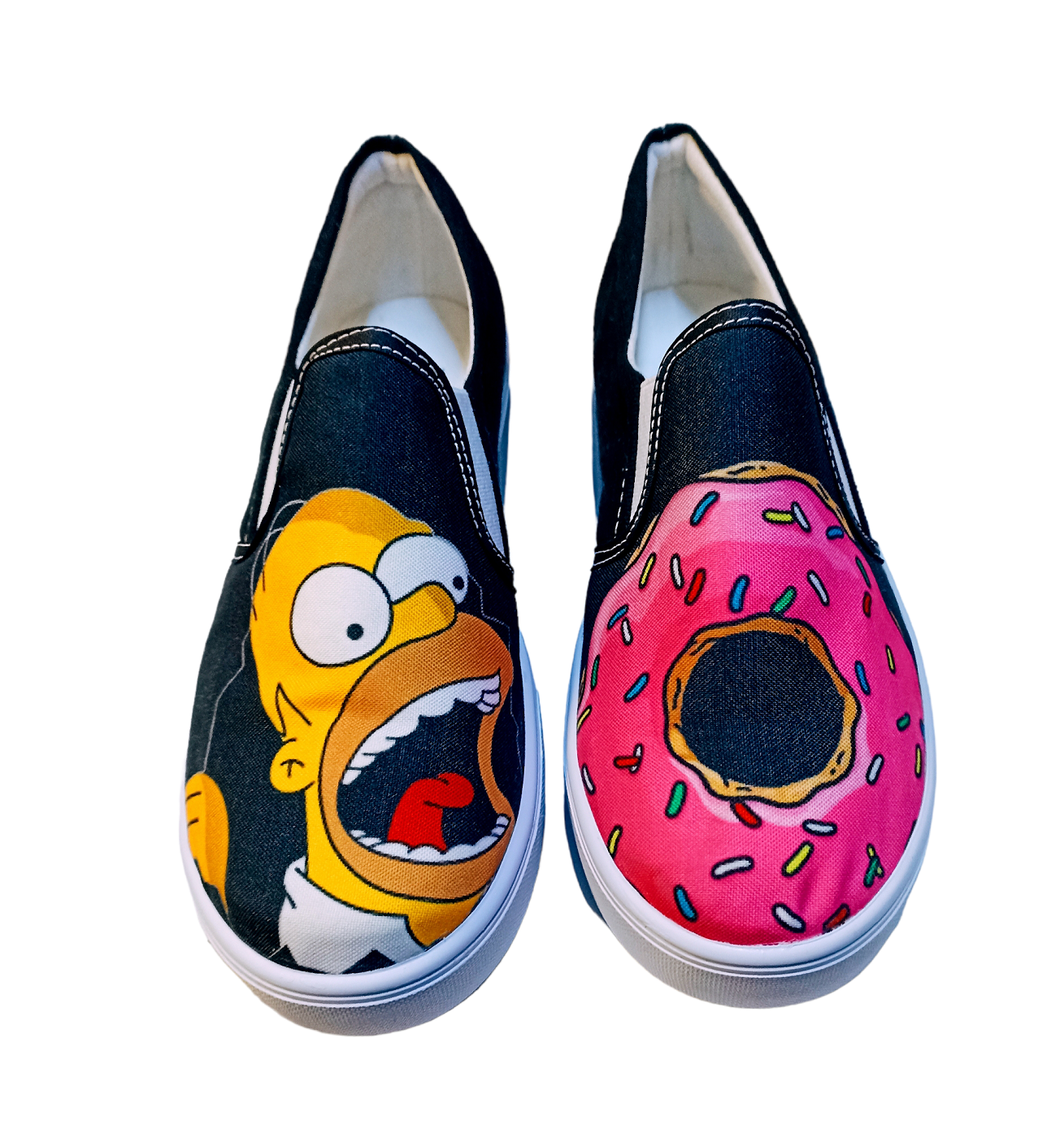 Tenis lona Homero Dona casuales unisex