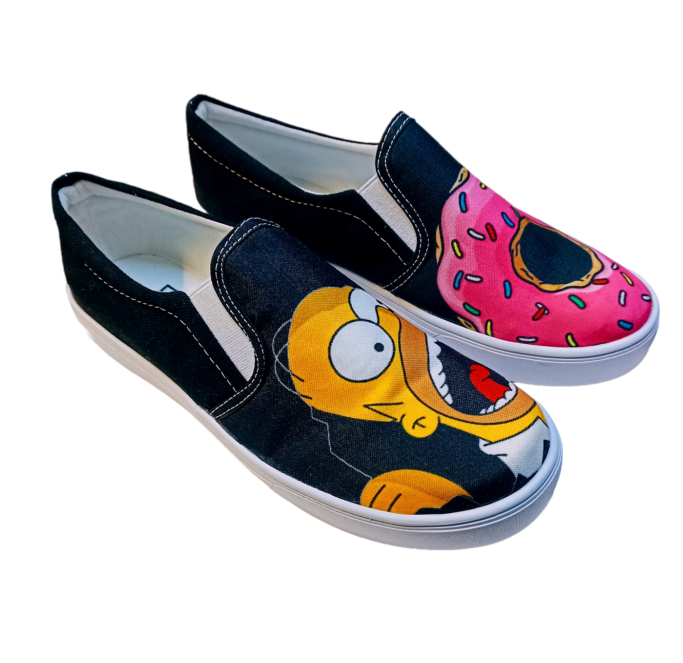 Tenis lona Homero Dona casuales unisex