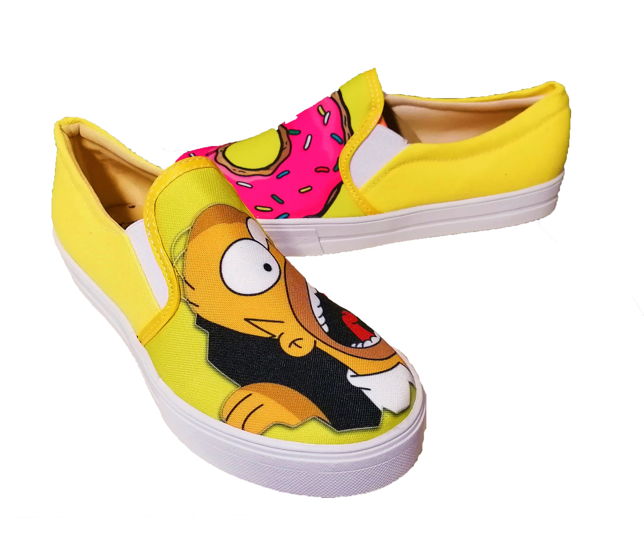 Tenis lona Homero Dona casuales unisex
