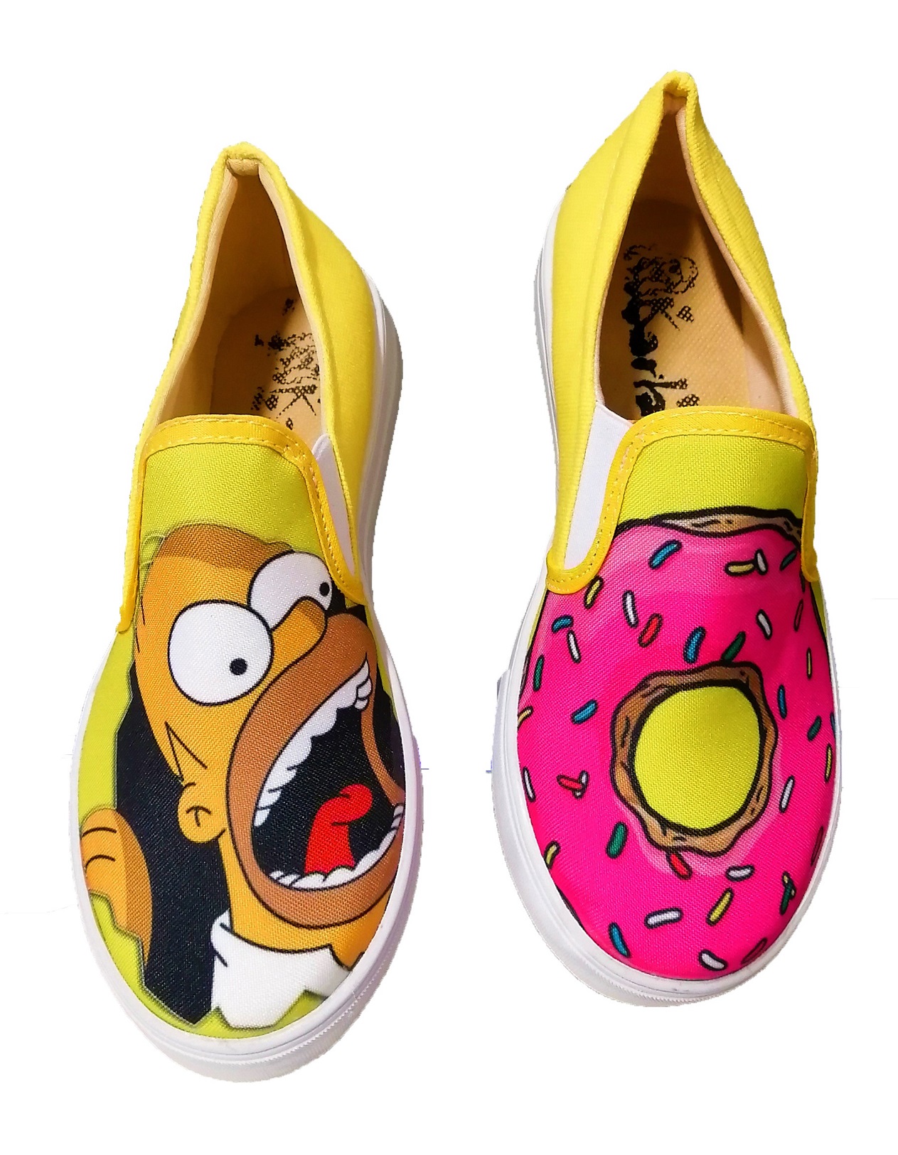 Tenis lona Homero Dona casuales unisex