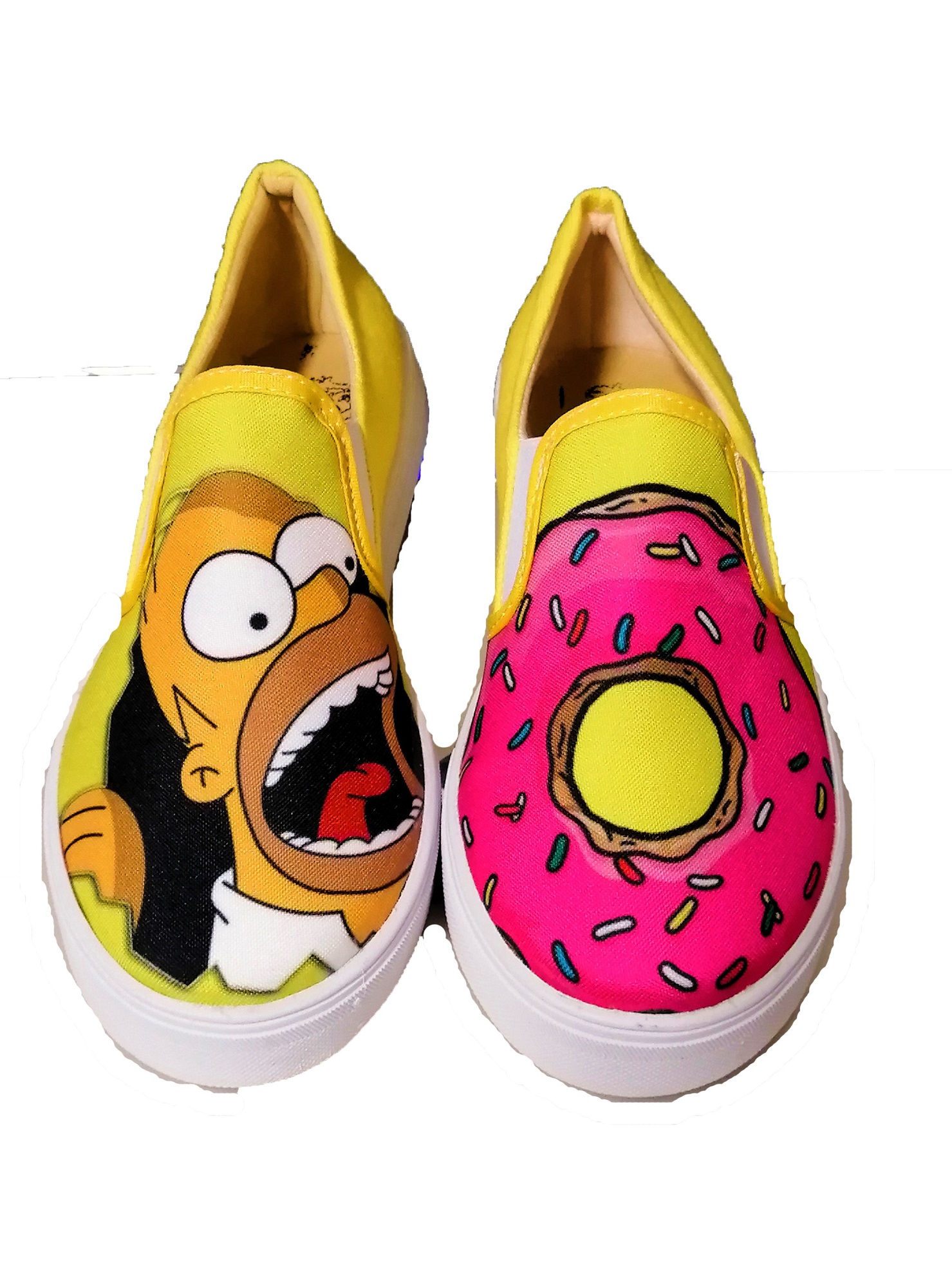 Tenis lona Homero Dona casuales unisex