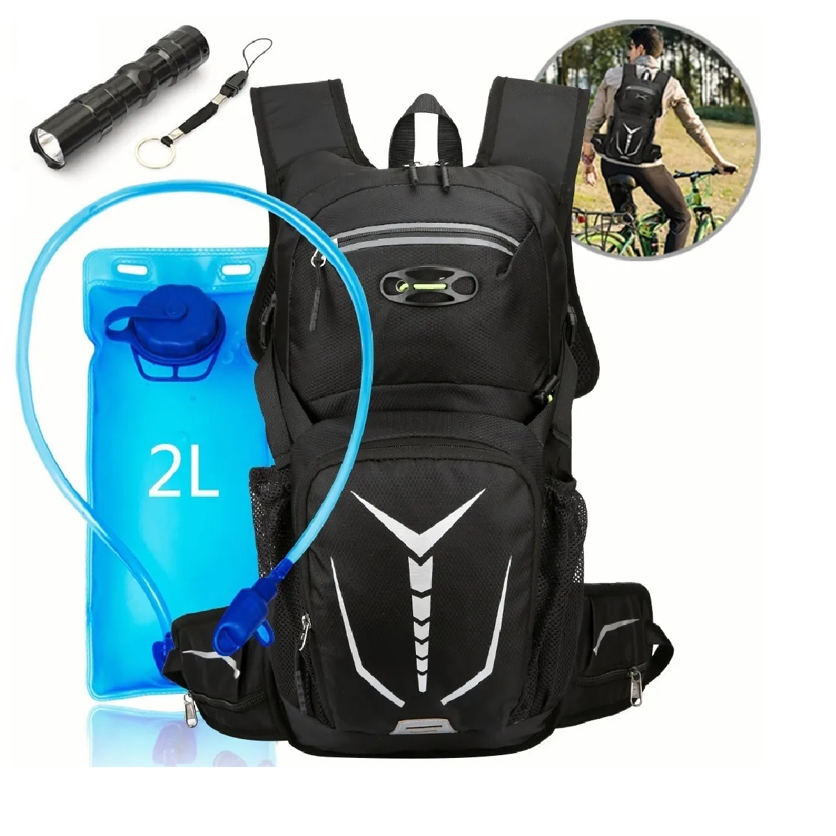 Mochila Hidratación Multifunción Flecha