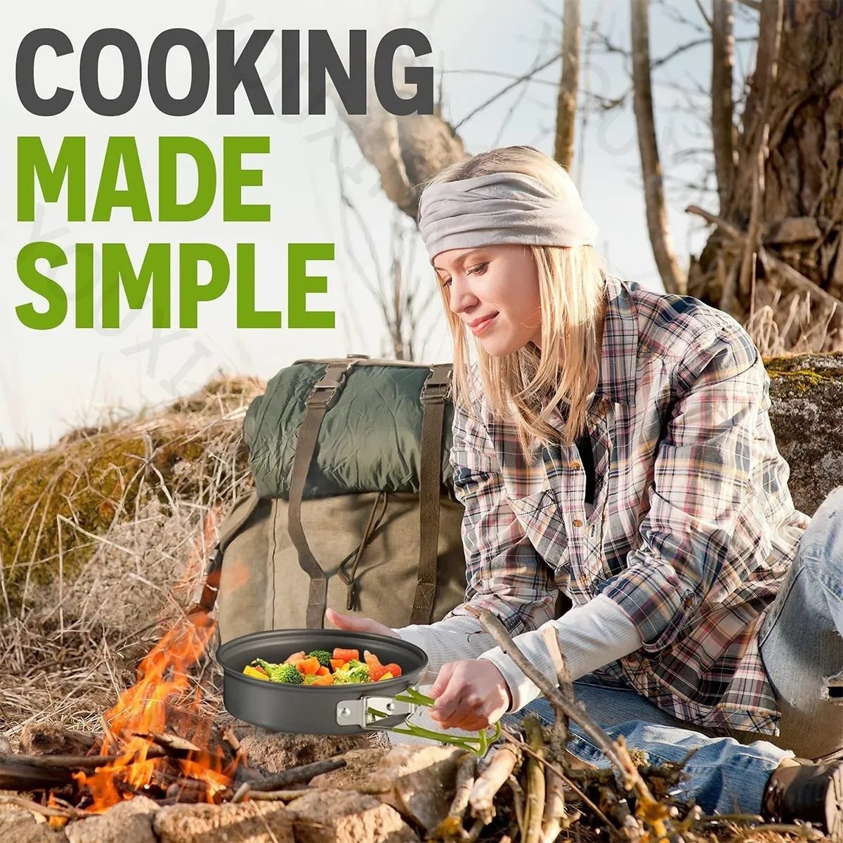 Utensilios Cocina Para Camping 15 Pzas.