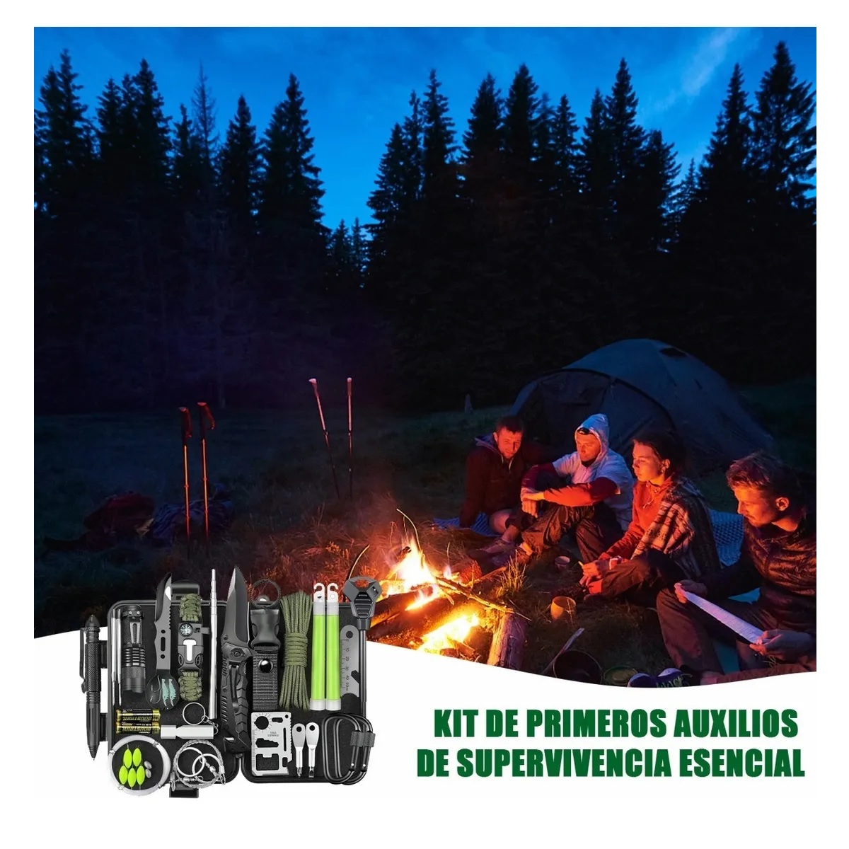 Kit De Supervivencia  Con Brújula