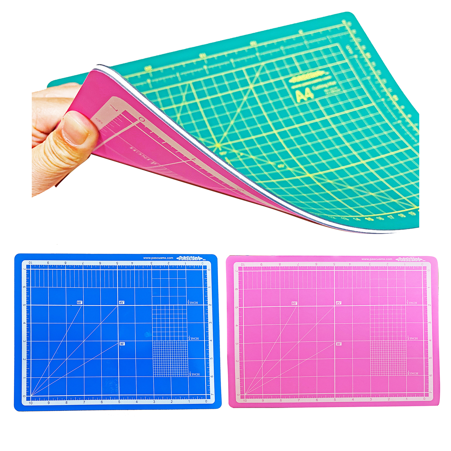 Tapete Para Corte 30x22 CM Doble Vista A4 Base de corte tabla de corte TCA4-SUR