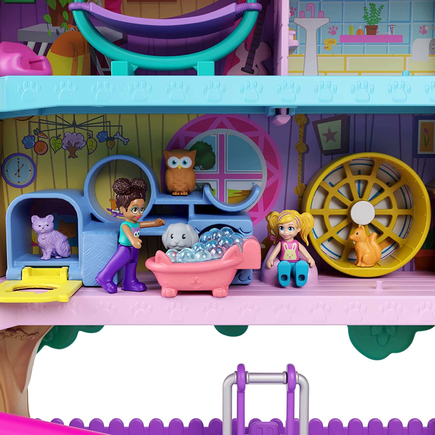 Polly Pocket Pollyville Casa del Aventuras del Árbol - Main Image