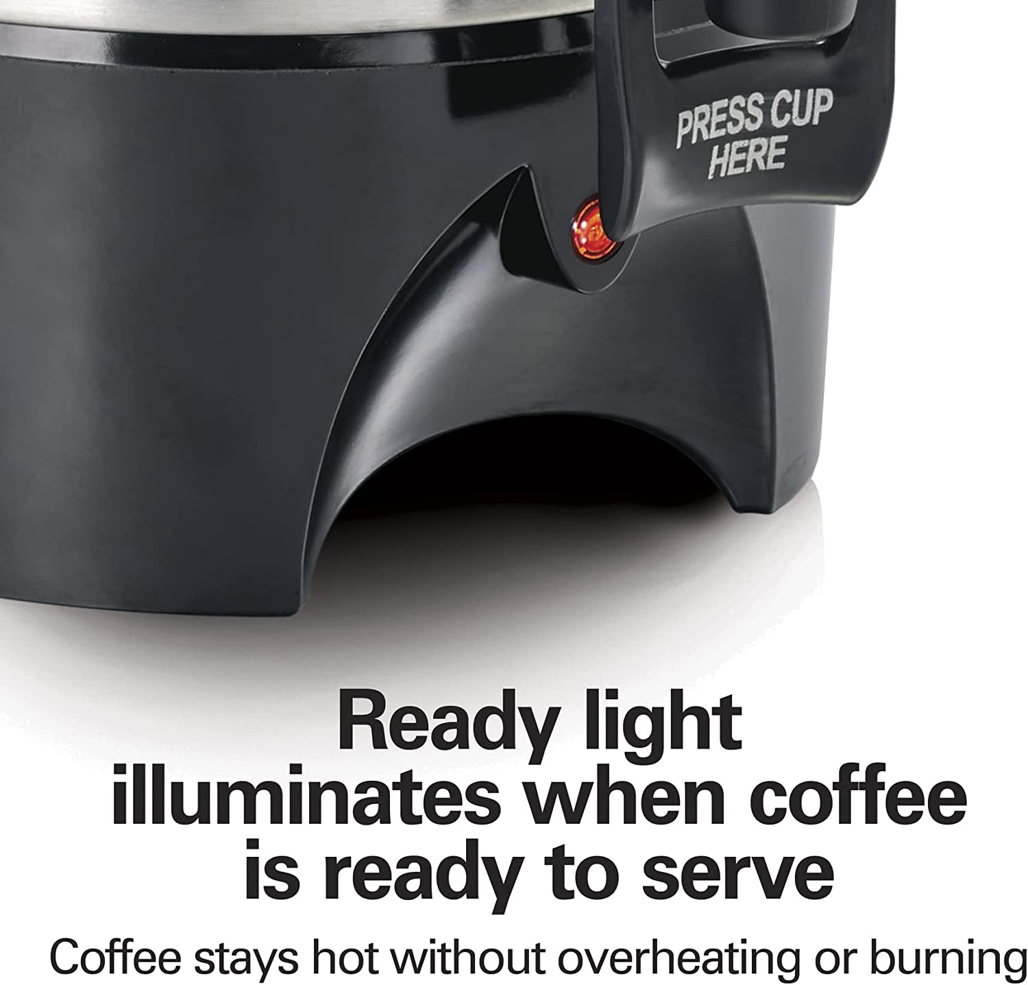 Hamilton Beach 40519 - Urna de café (45 tazas, acero inoxidable)