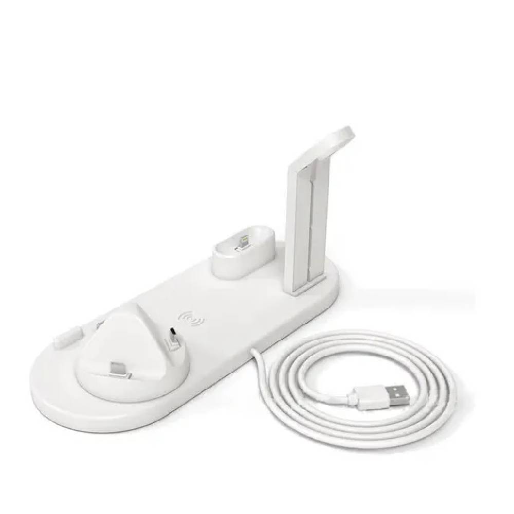 Cargador Multi Funcional 3 en 1 Blanco