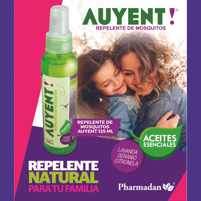 3 PACK Repelente De Mosquitos Con Aceites Esenciales Auyent!