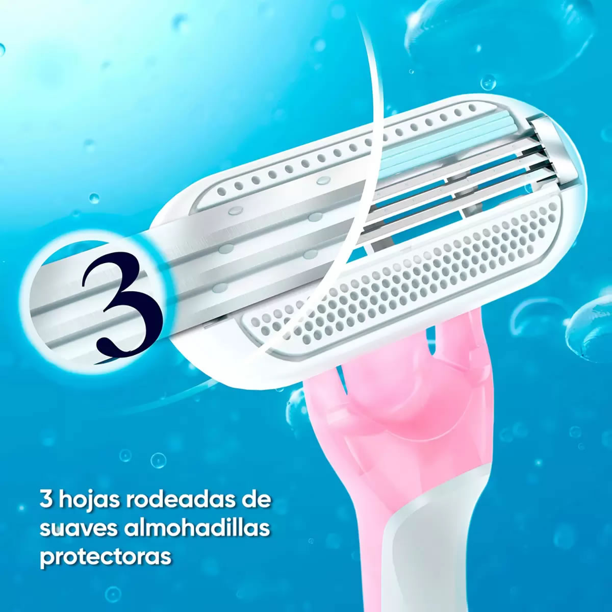 Rastrillo Para Afeitar Desechables 15 Pz Gillette Venus CST