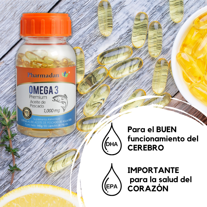 Omega 3 Aceite De Pescado De Agua Fría Salvaje 100 Caps