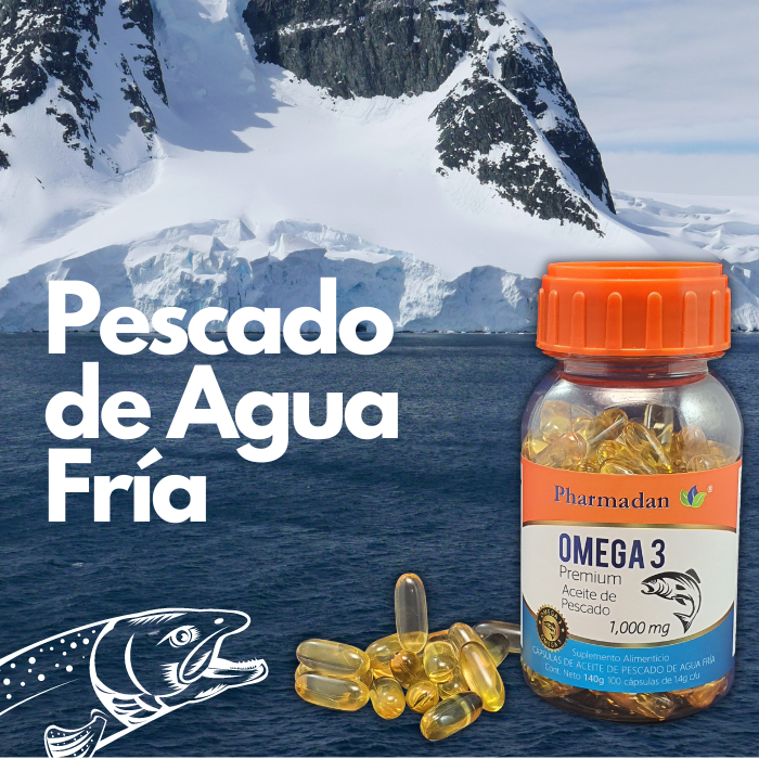 Omega 3 Aceite De Pescado De Agua Fría Salvaje 100 Caps