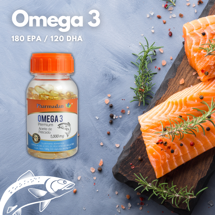 Omega 3 Aceite De Pescado De Agua Fría Salvaje 100 Caps