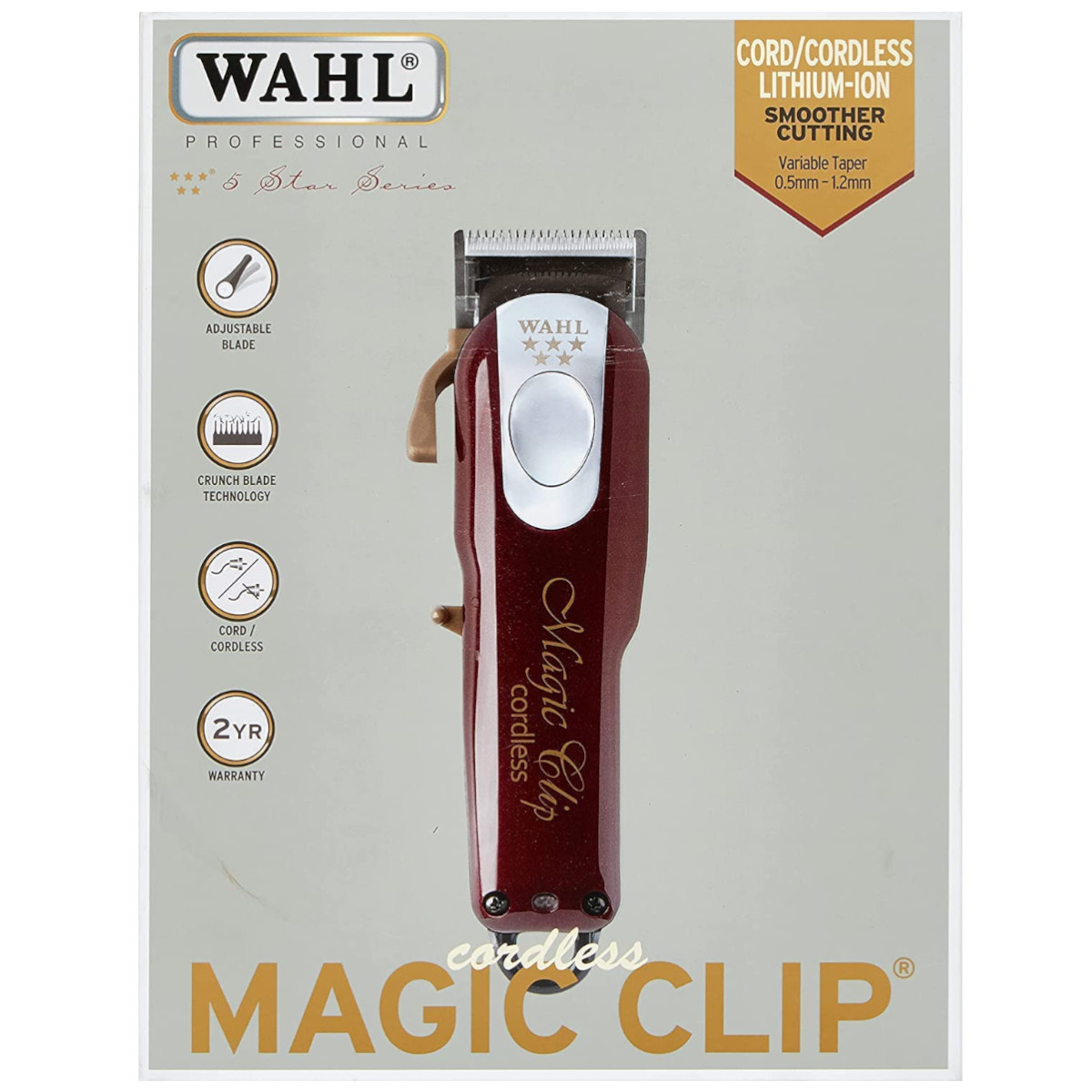 Cortadora de Pelo Wahl Magic Clip Cordless 5 Star 08148-308