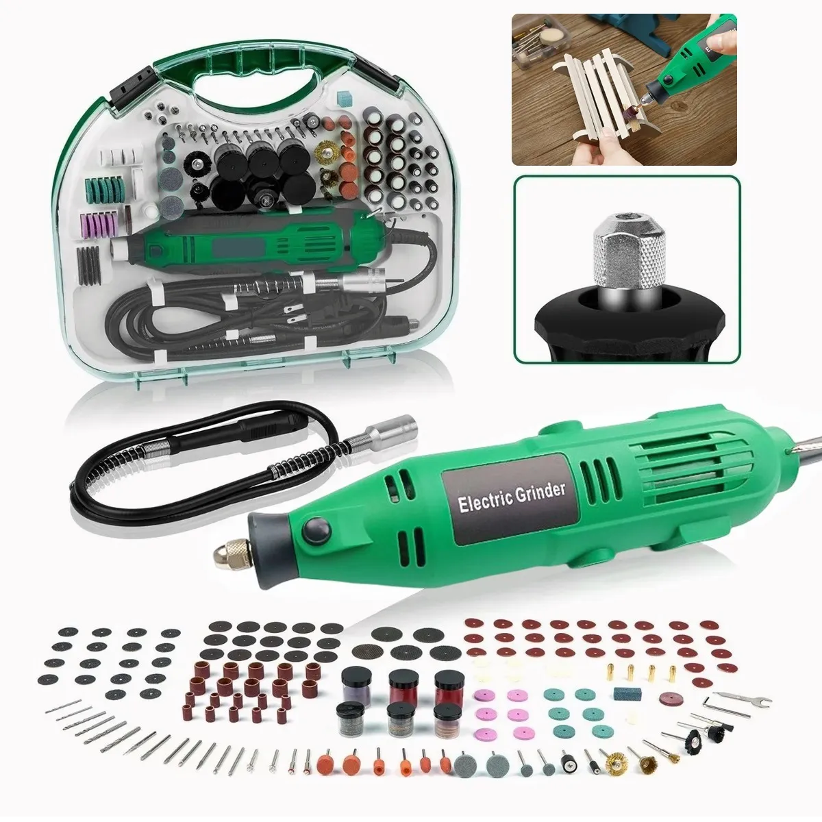 Kit Mini Taladro Rectificadora Esmeril