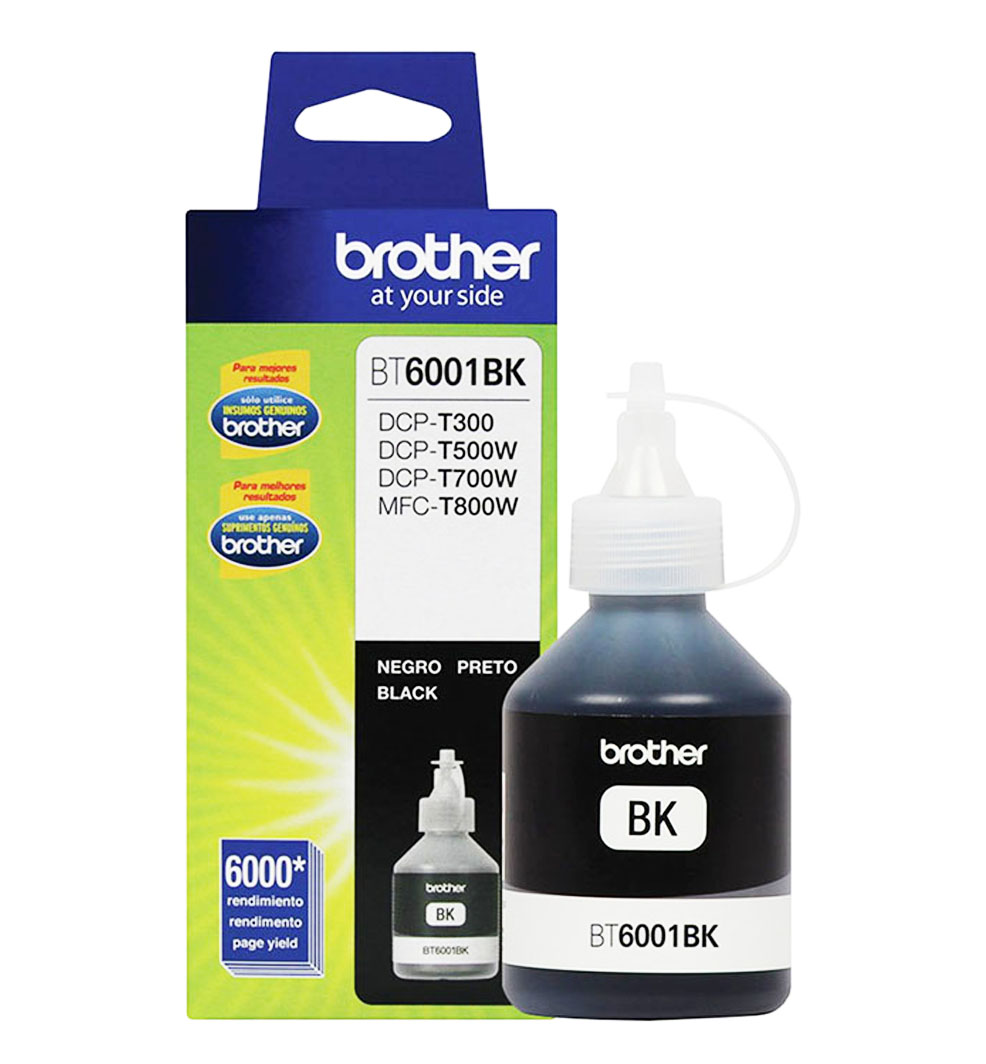 Brother botella de tinta negro rendimiento 6000 paginas