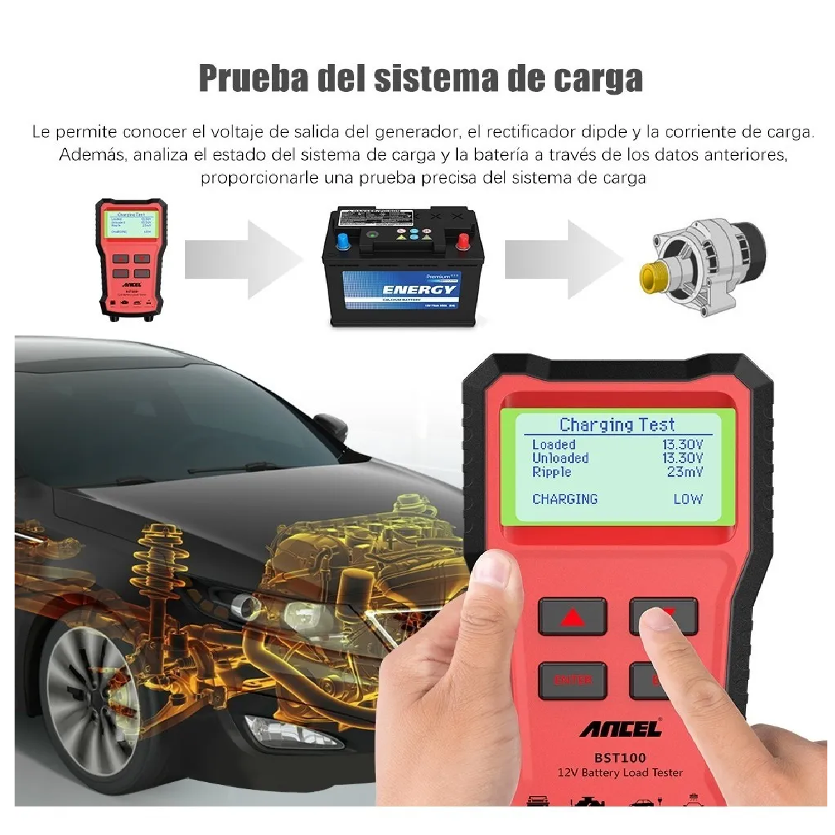 Probador De Batería De Coche