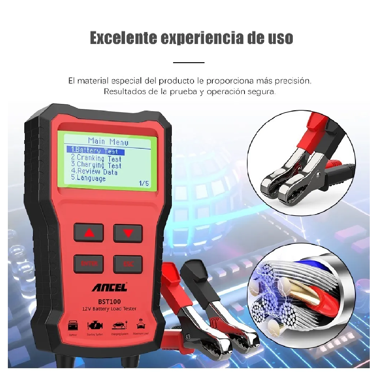 Probador De Batería De Coche