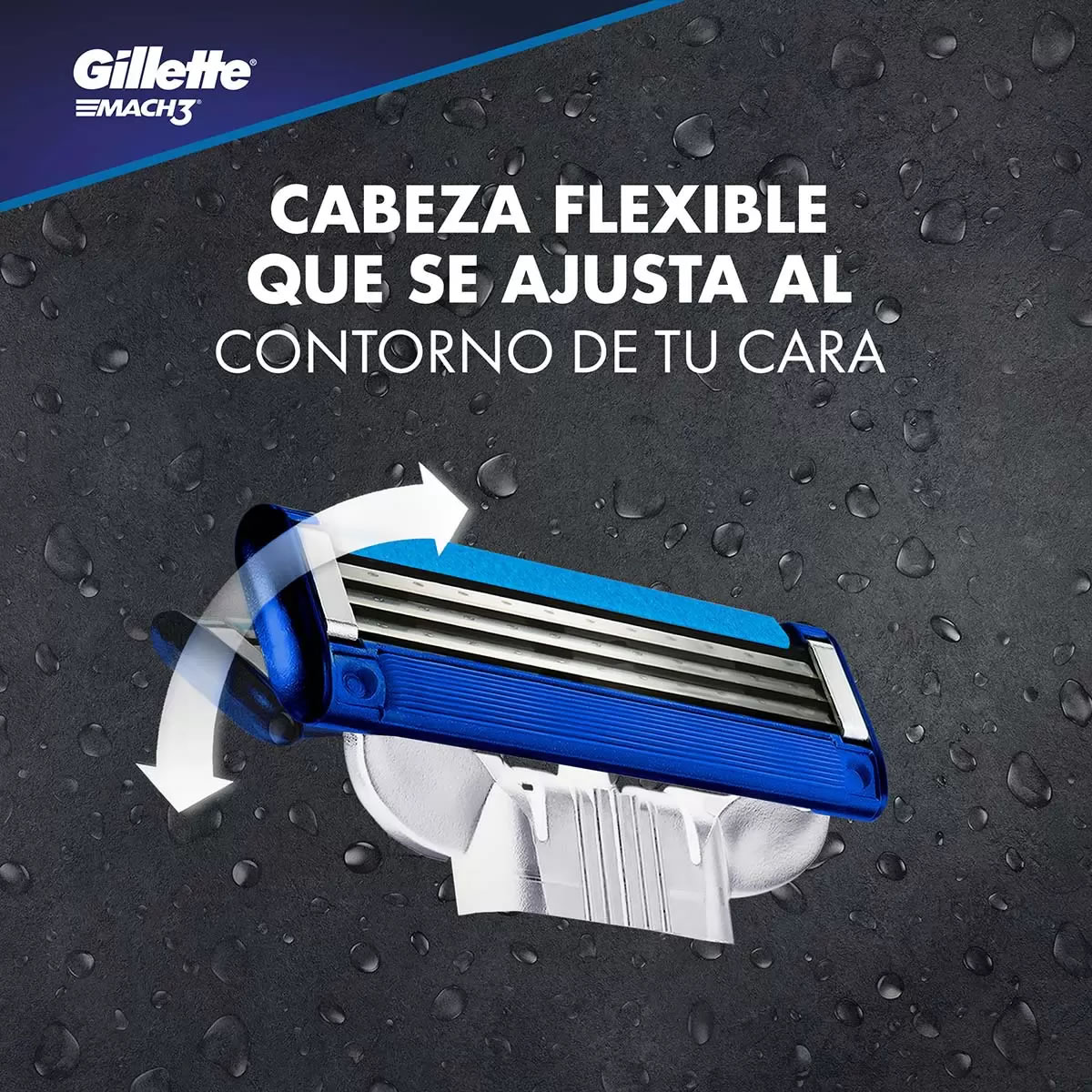 Maquina Para Afeitar Cartuchos y Gel Gillette Mach3 CST