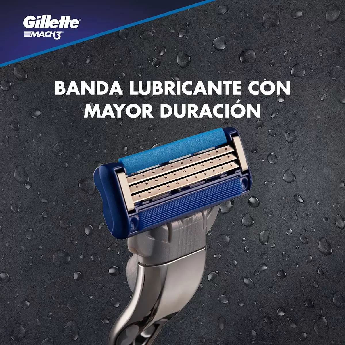Maquina Para Afeitar Cartuchos y Gel Gillette Mach3 CST