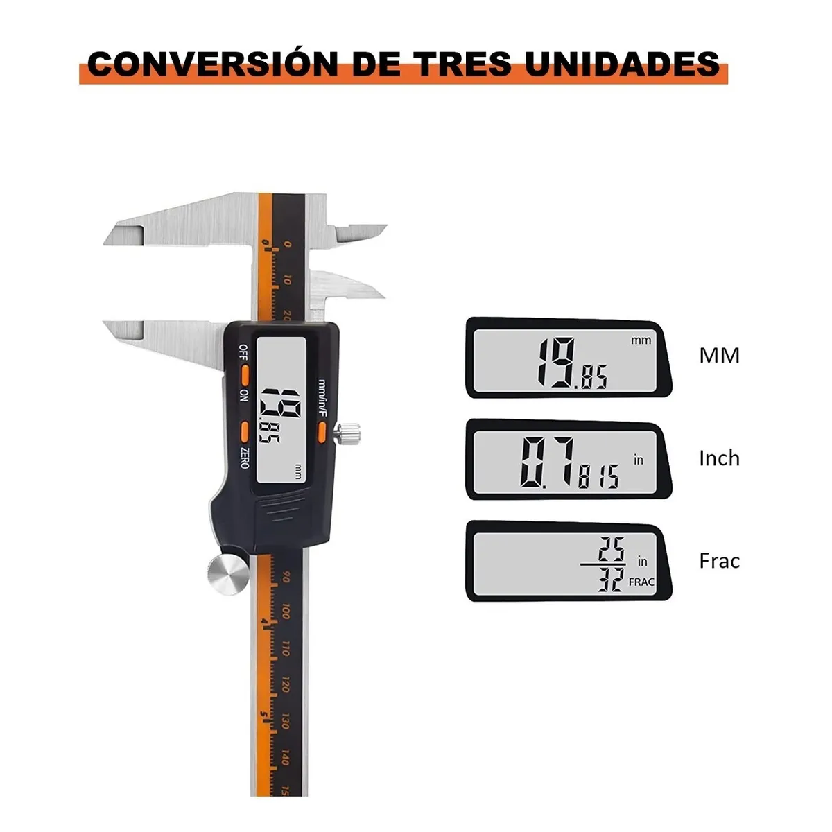 Calibrador Vernier Digital Lcd