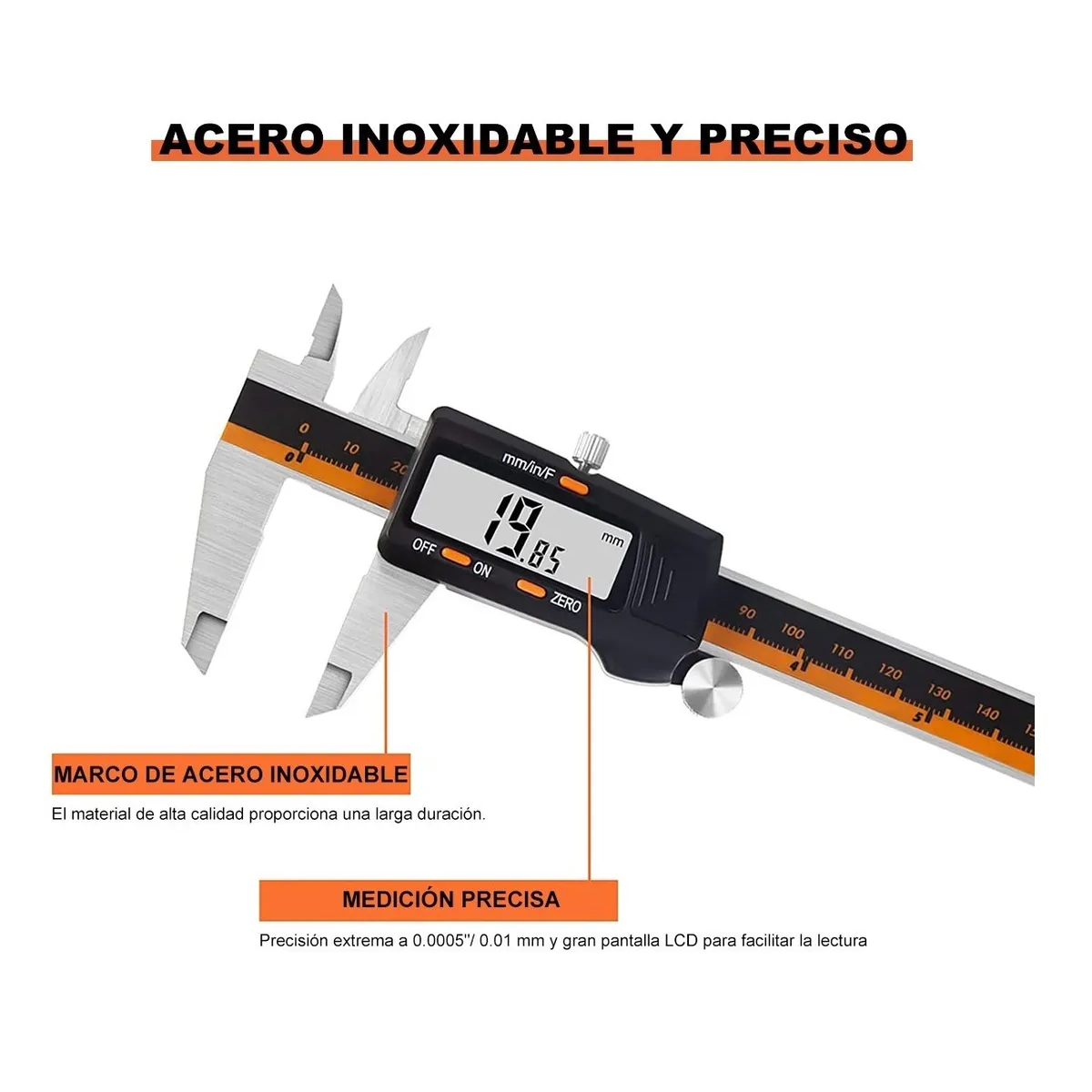 Calibrador Vernier Digital Lcd