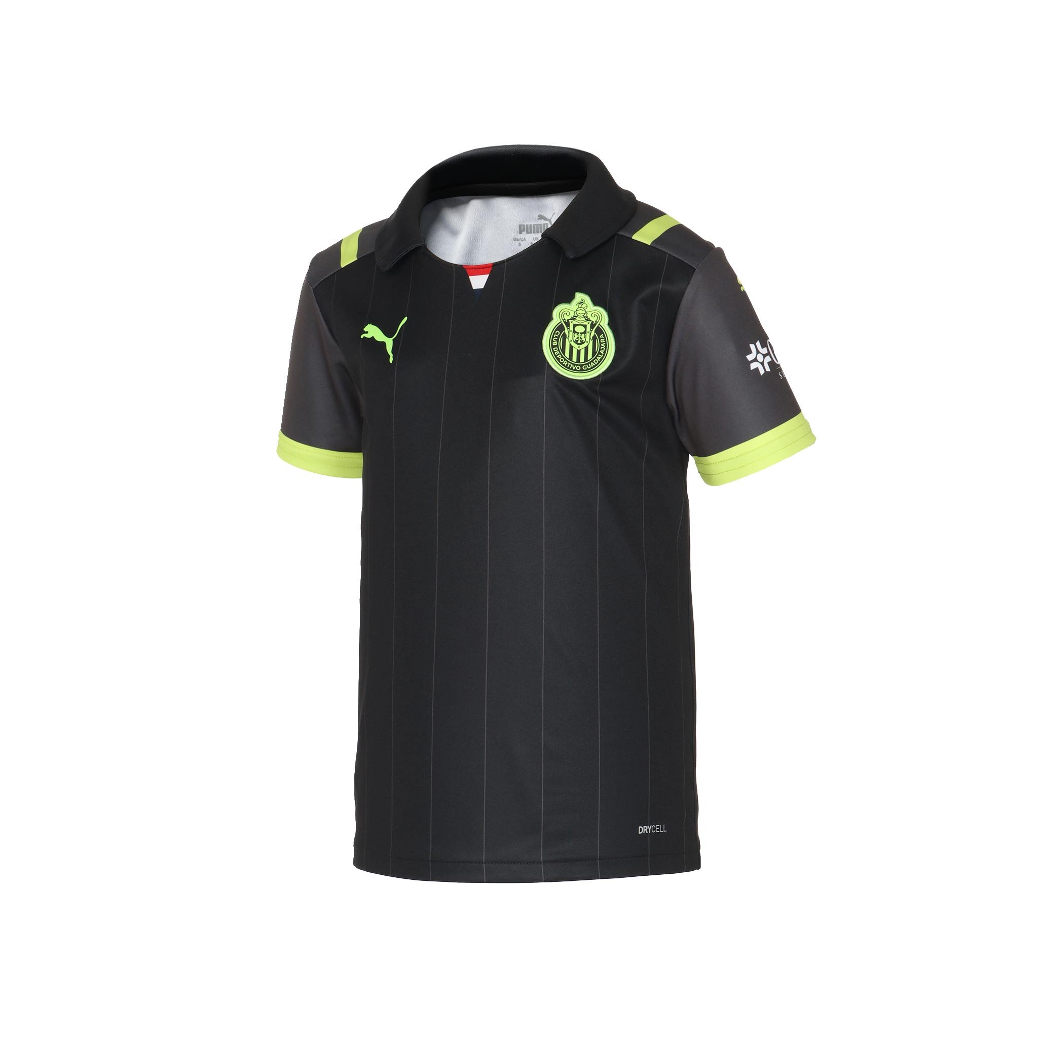 Jersey Puma de Chivas del Guadalajara de Niños  Unisex de Visitante Negro