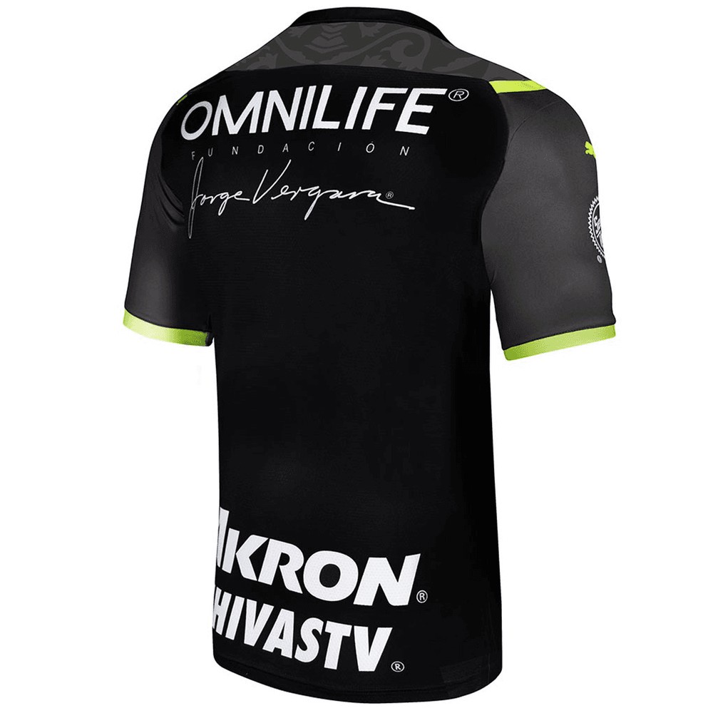 Jersey Puma de Chivas del Guadalajara de Niños  Unisex de Visitante Negro